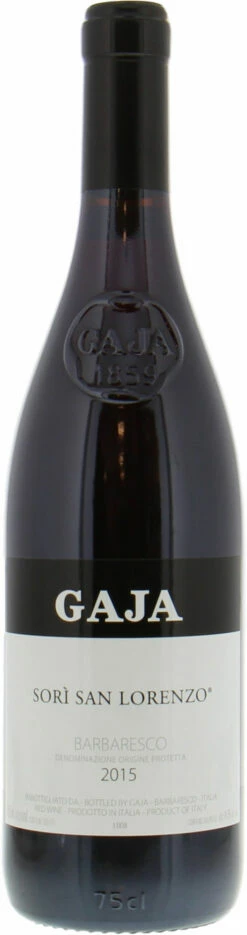 Barbaresco Sori San Lorenzo 2015- 9936810337