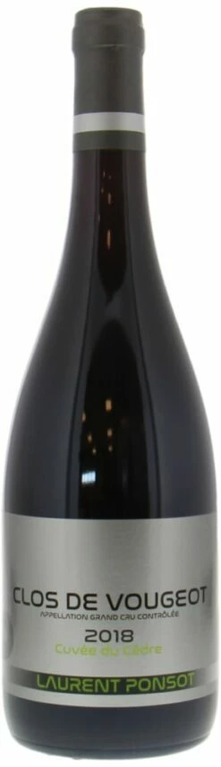 Clos De Vougeot Cuvee Du Cedre 2018- 5794711287