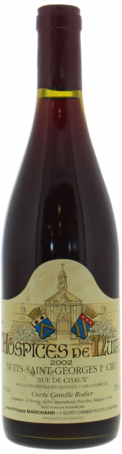 Nuits Saint Georges 1er Cru Rue De Chaux Cuvee Camille Rodier 2002- 4394841923