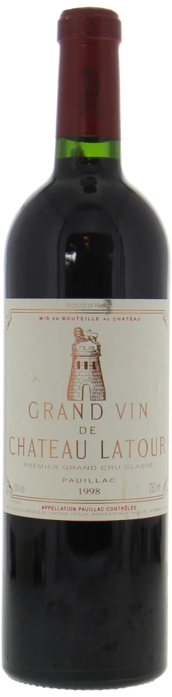 Chateau Latour Slightly Bin Soiled Label 1998 - 3648898502 3 Chateau Latour Slightly Bin Soiled Label 1998 - 3648898502